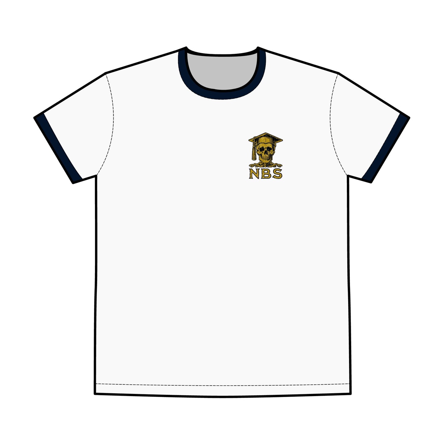 NBS Gold Ringer Tee