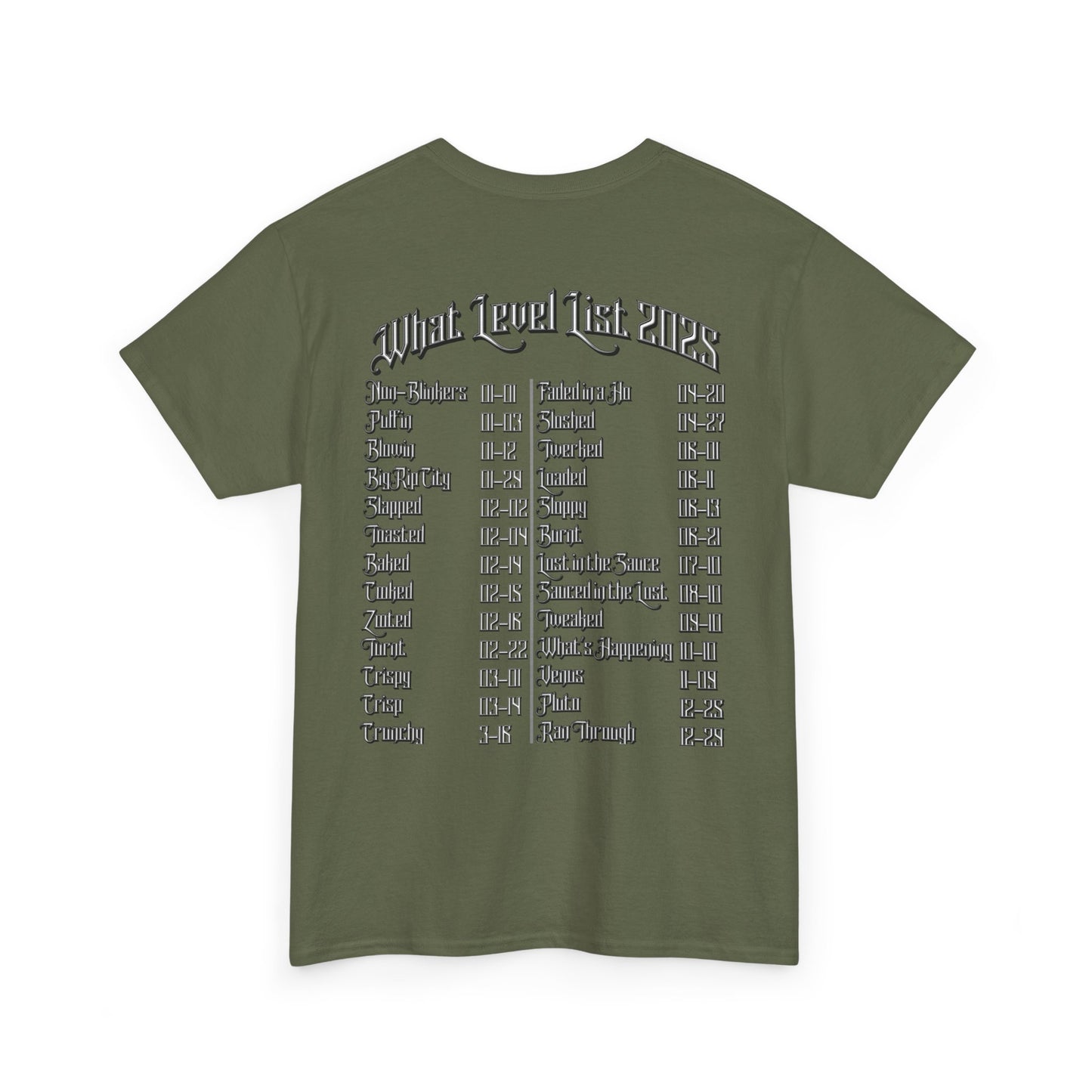Blinky Havers 2025 Level List Tee