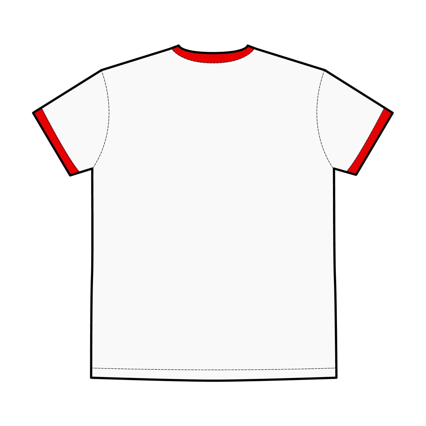 NBS White Ringer Tee