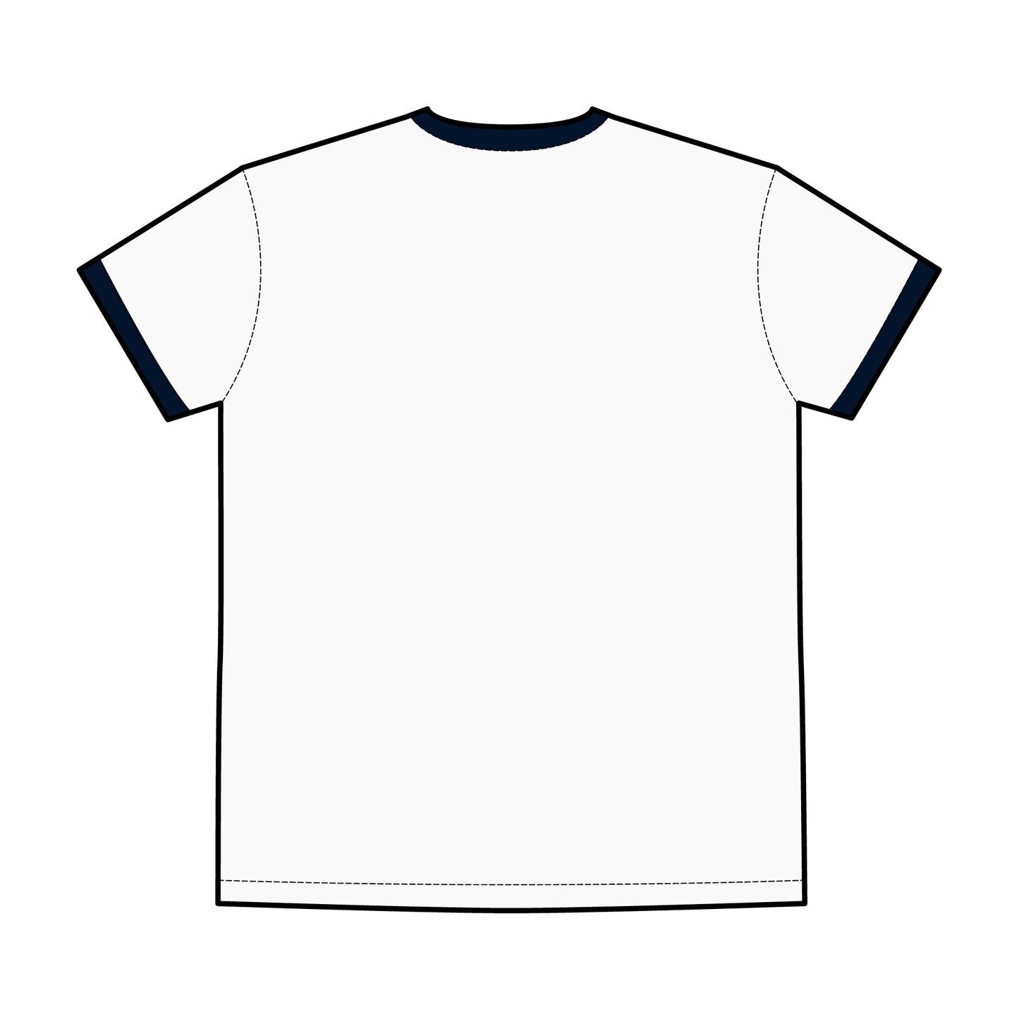 NBS White Ringer Tee