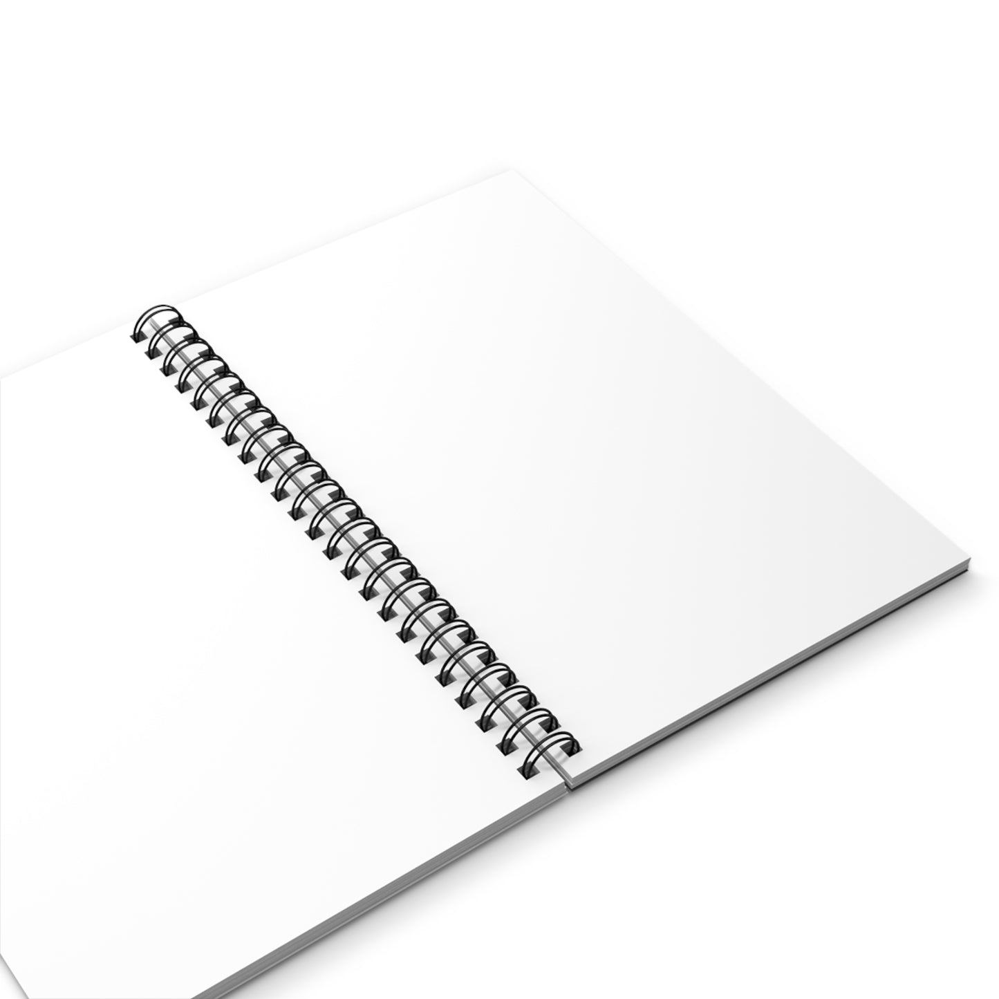 NBS White Spiral Notebook