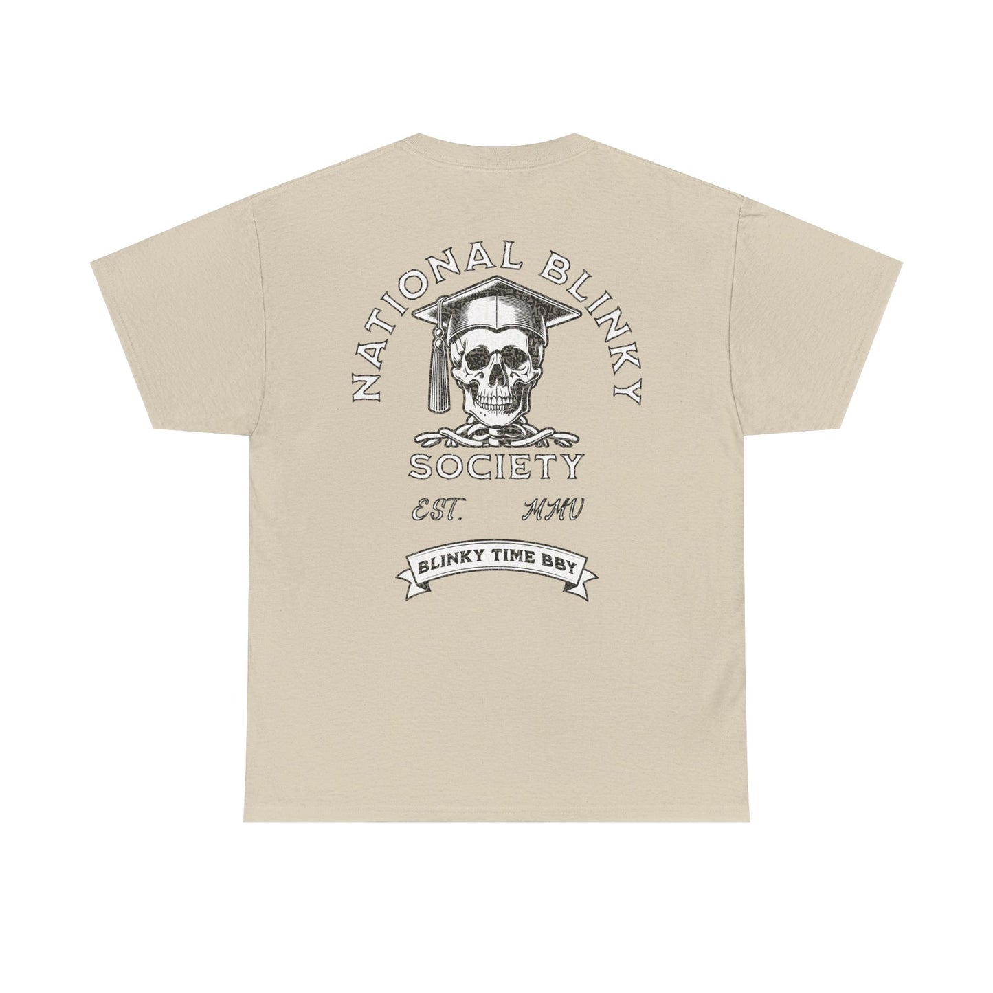 NBS ~ White National Blinky Society Tee
