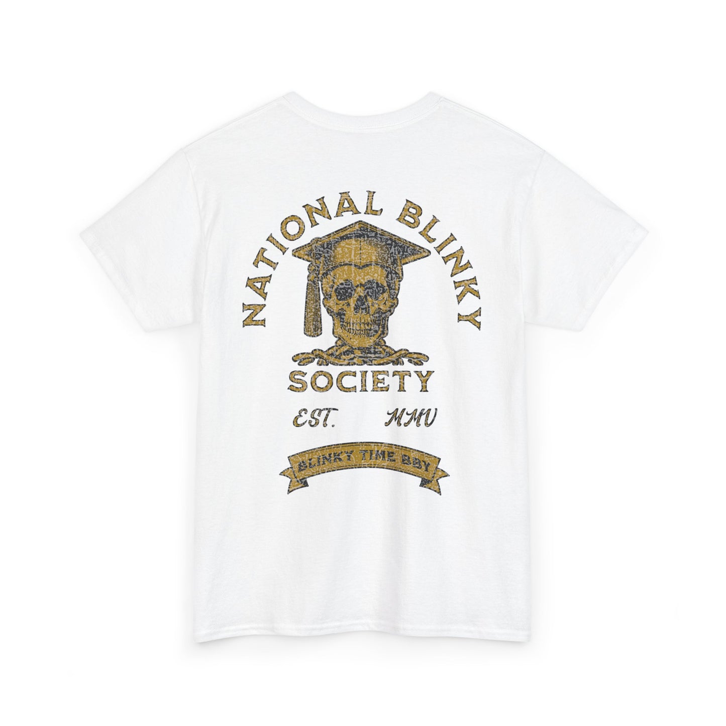 NBS ~ Gold National Blinky Society Tee