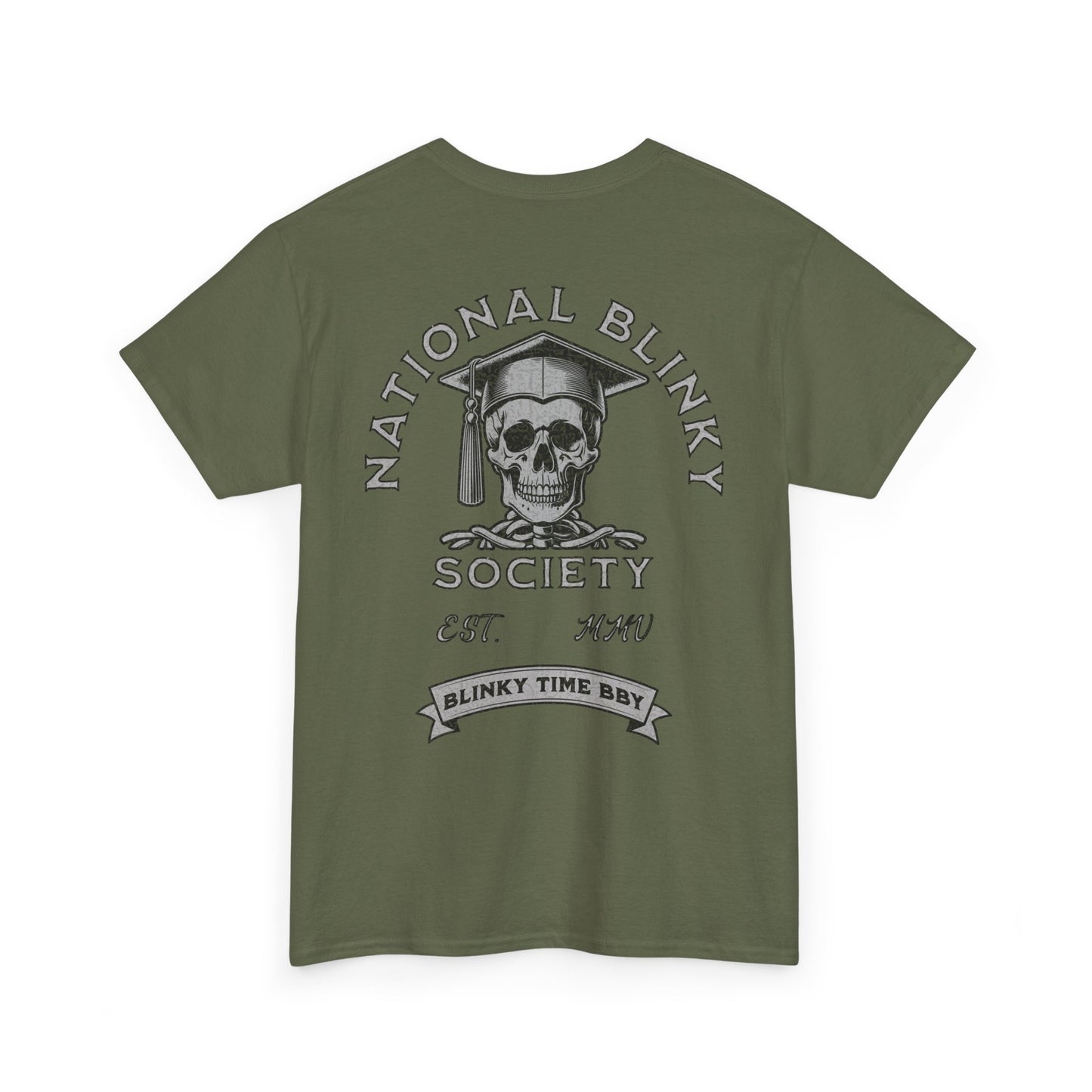 NBS ~ Silver National Blinky Society Tee