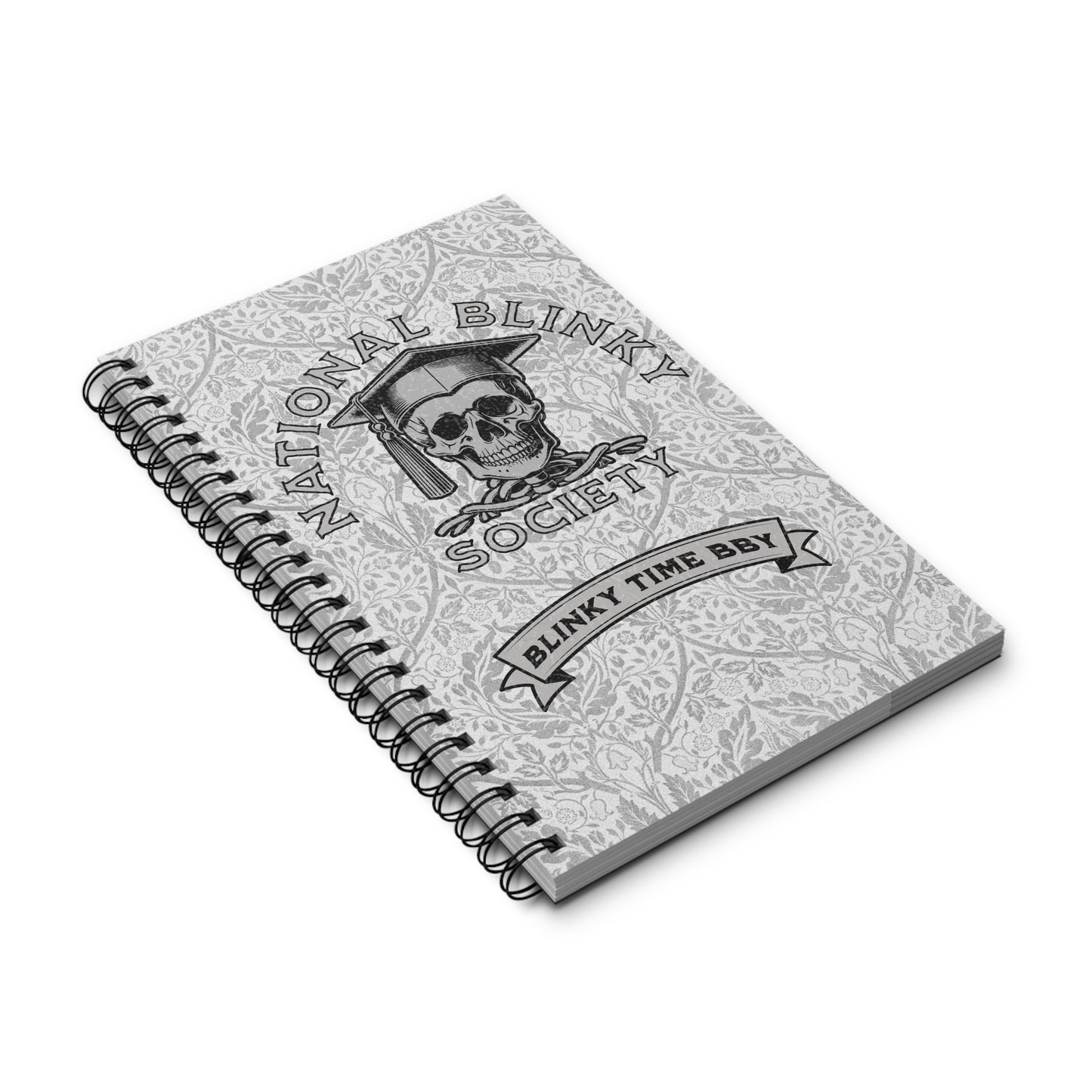 NBS Silver Spiral Notebook