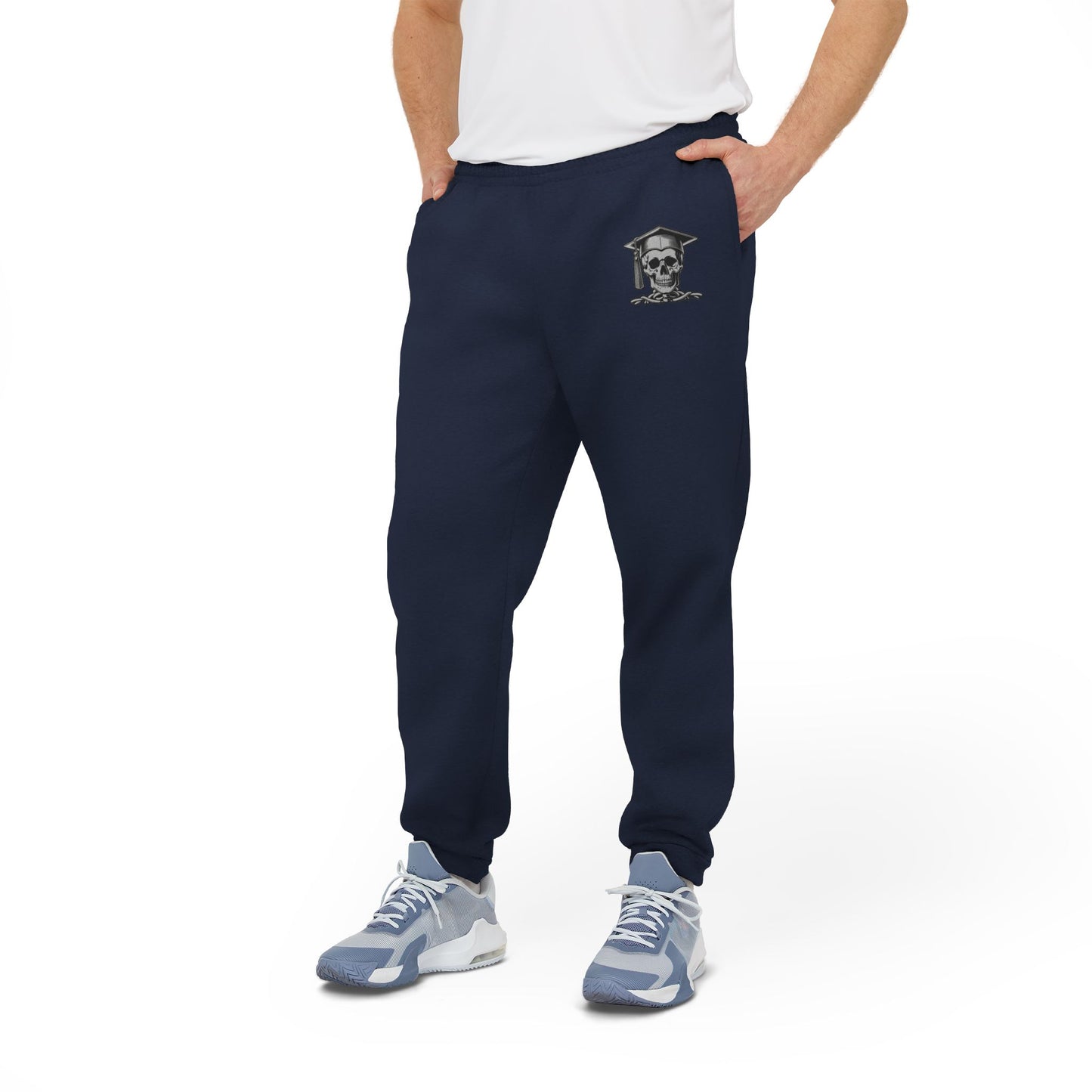 NBS Silver Logo Adidas Fleece Joggers