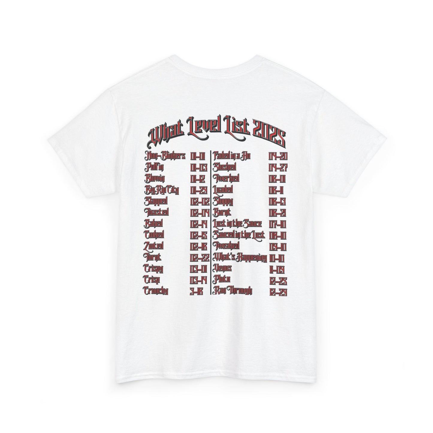 Blinky Havers 2025 Level List Tee