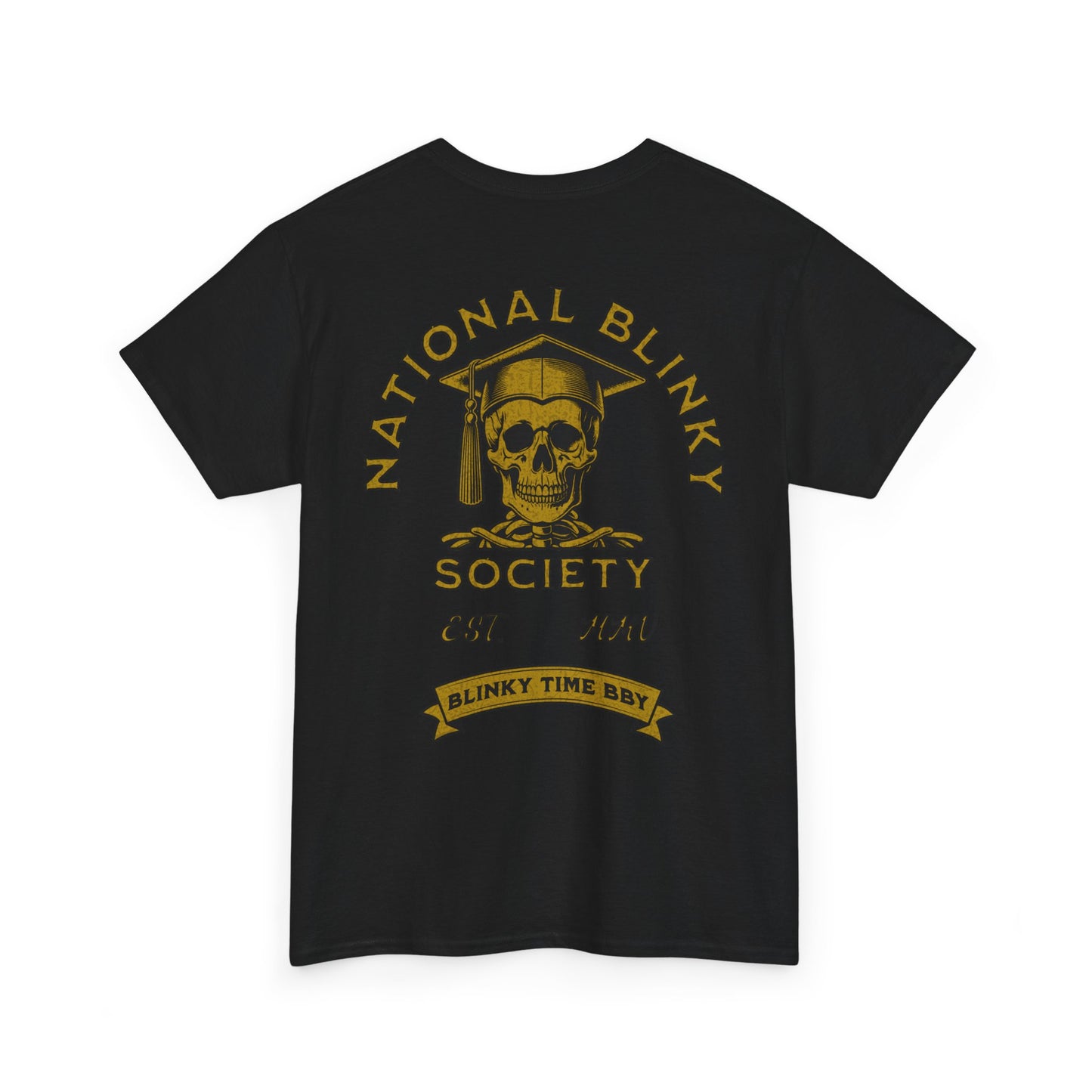NBS ~ Gold National Blinky Society Tee