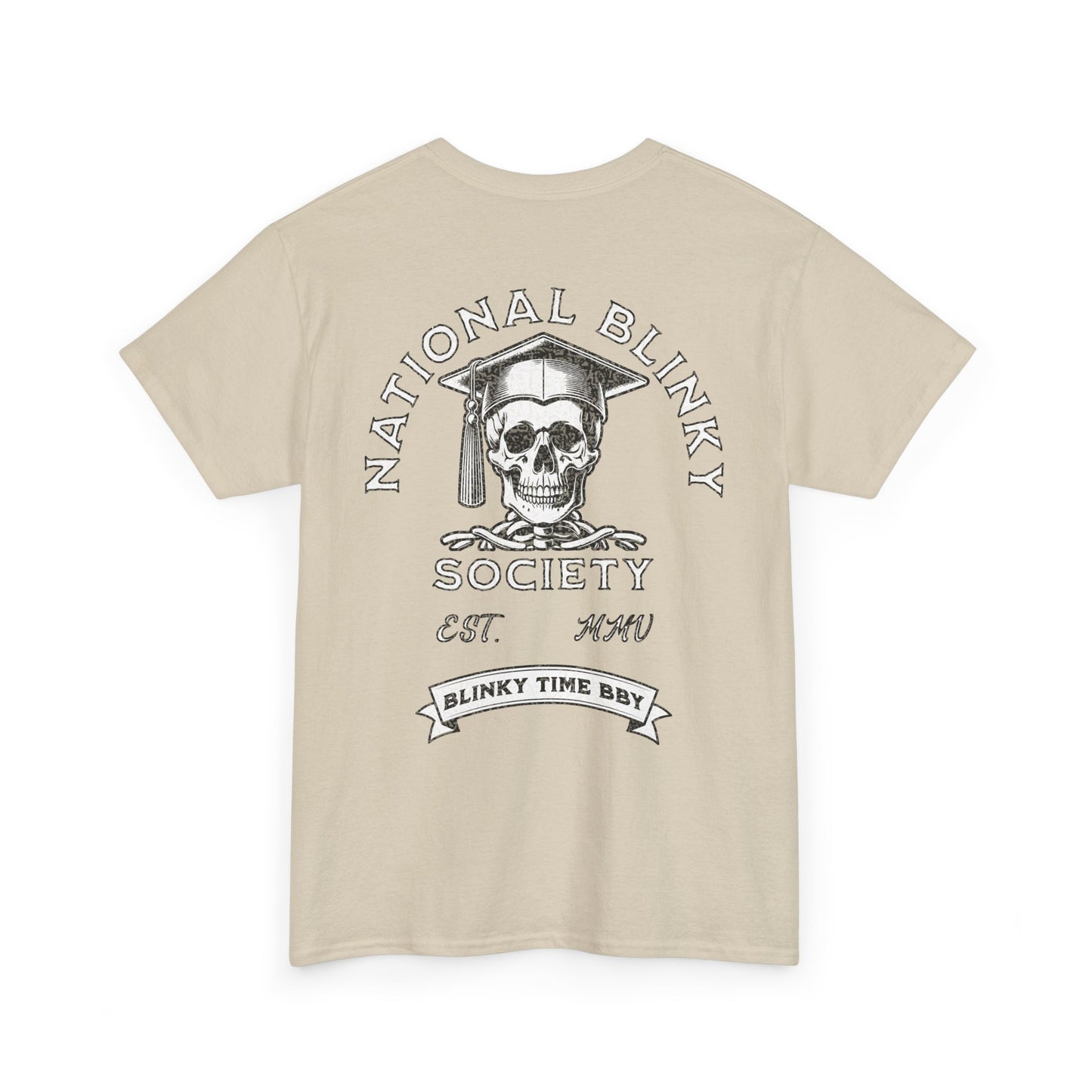 NBS ~ White National Blinky Society Tee