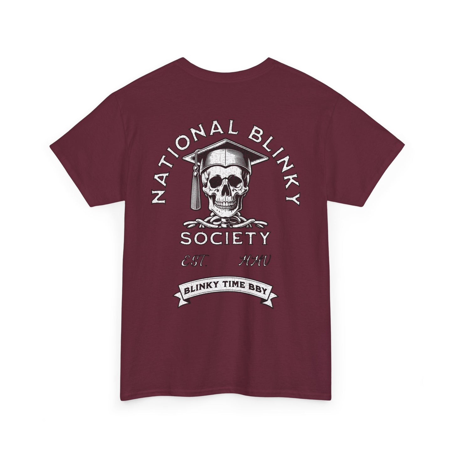 NBS ~ White National Blinky Society Tee