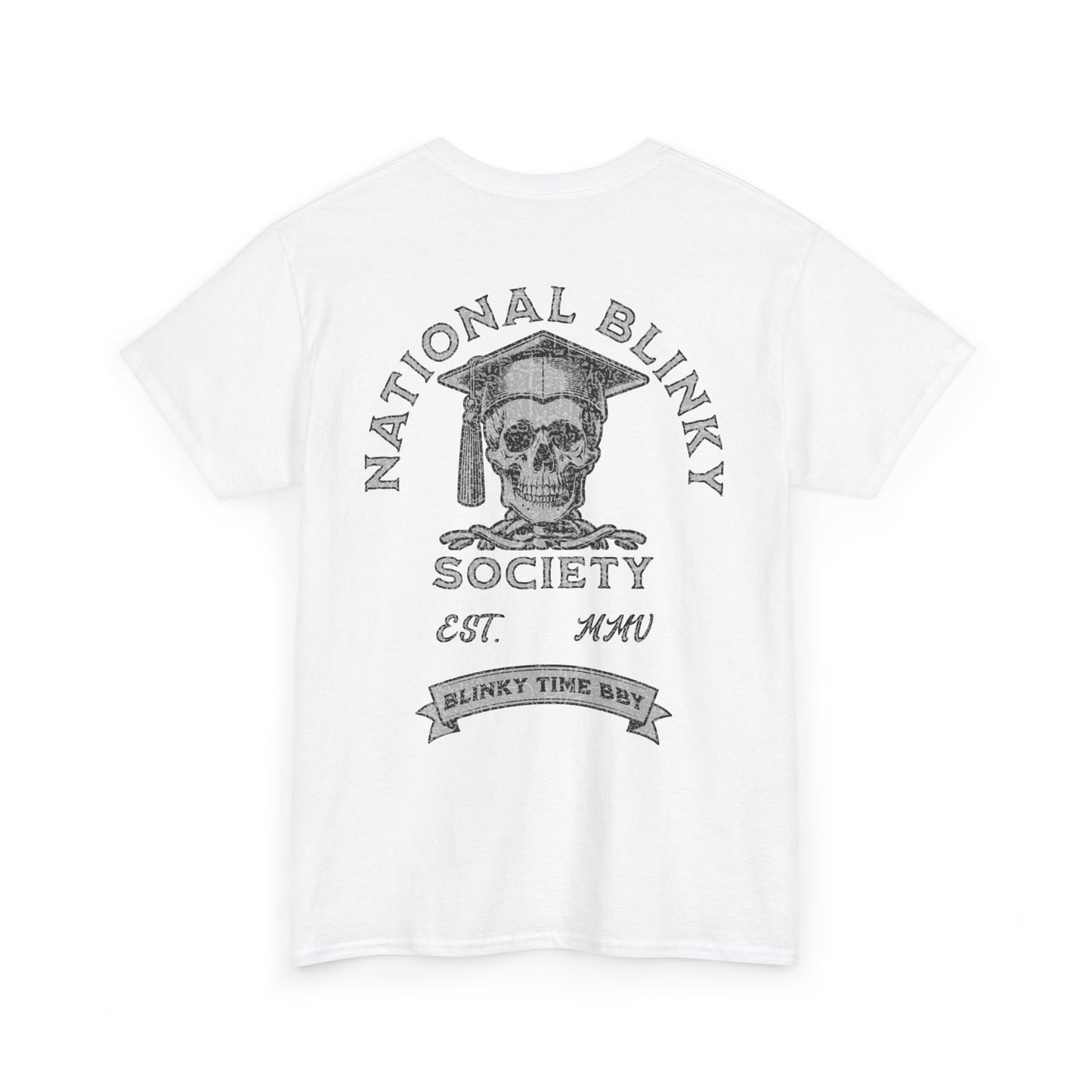 NBS ~ Silver National Blinky Society Tee