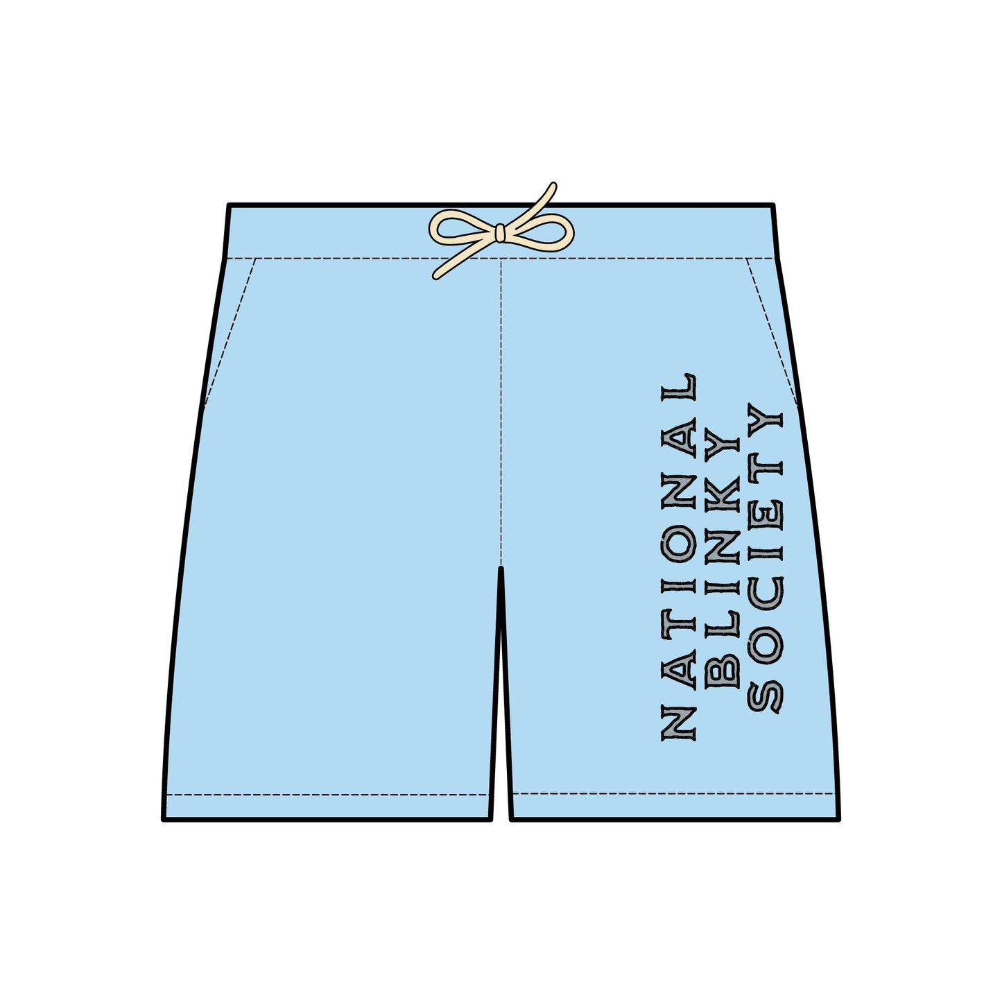NBS Silver Fleece Sweat Shorts