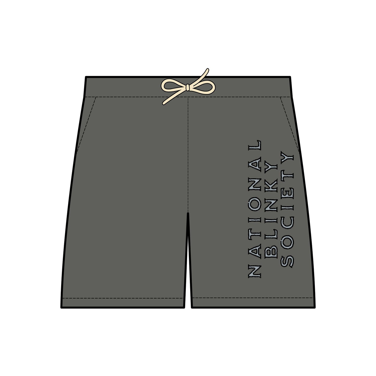 NBS Silver Fleece Sweat Shorts