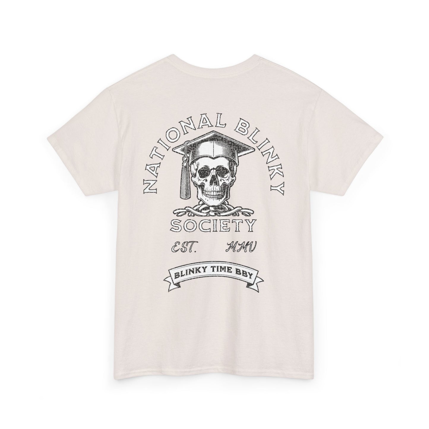 NBS ~ White National Blinky Society Tee