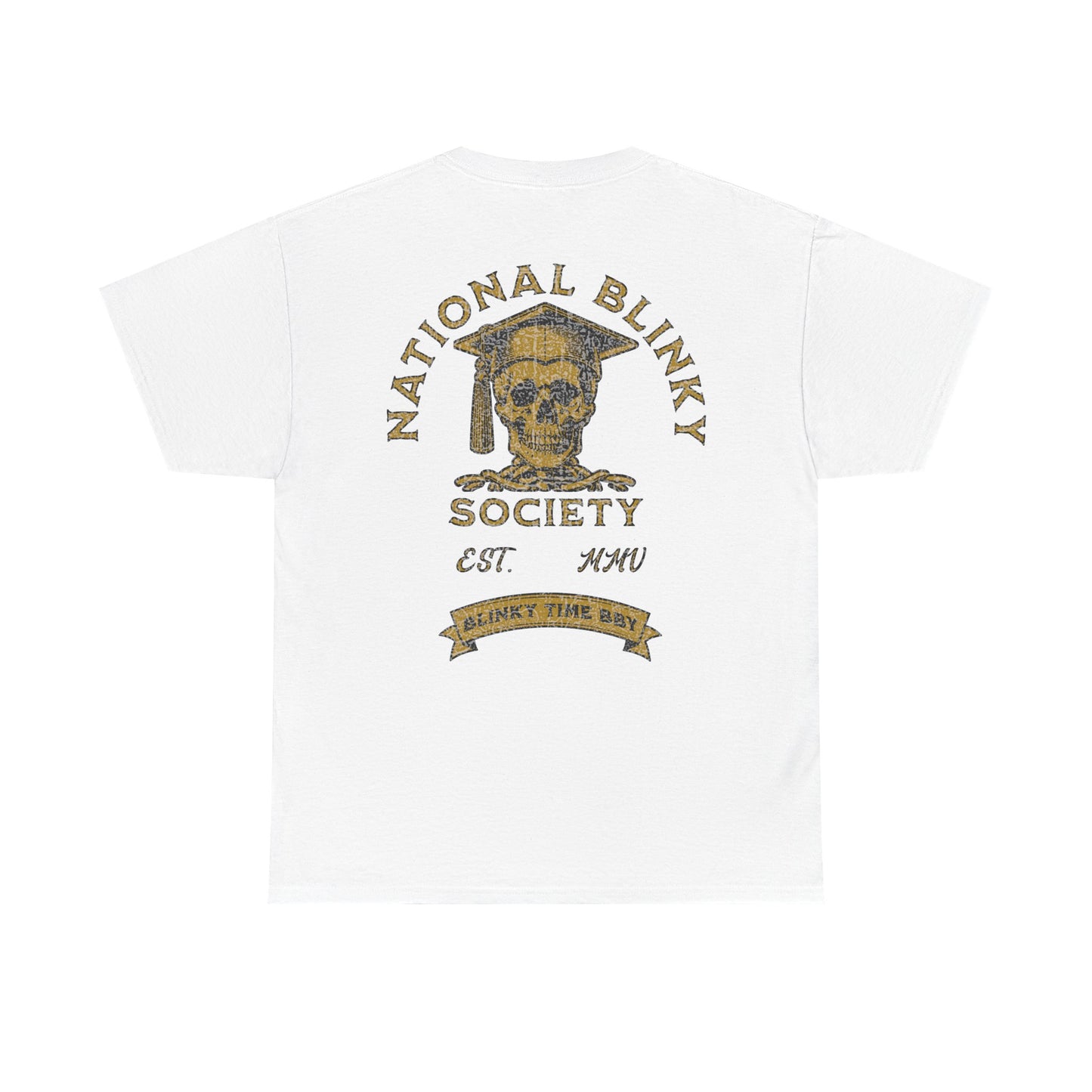 NBS ~ Gold National Blinky Society Tee