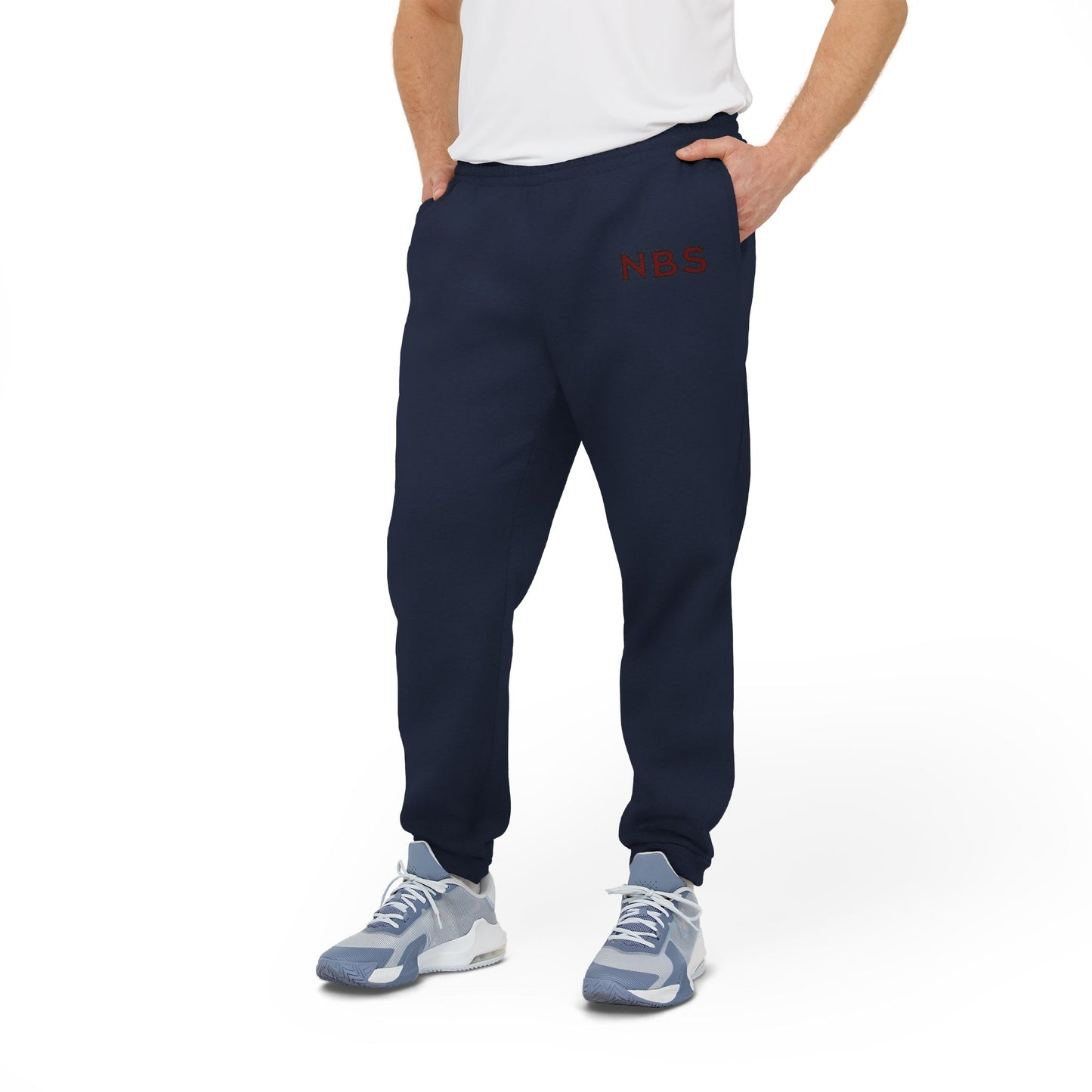 NBS Red Adidas Fleece Joggers