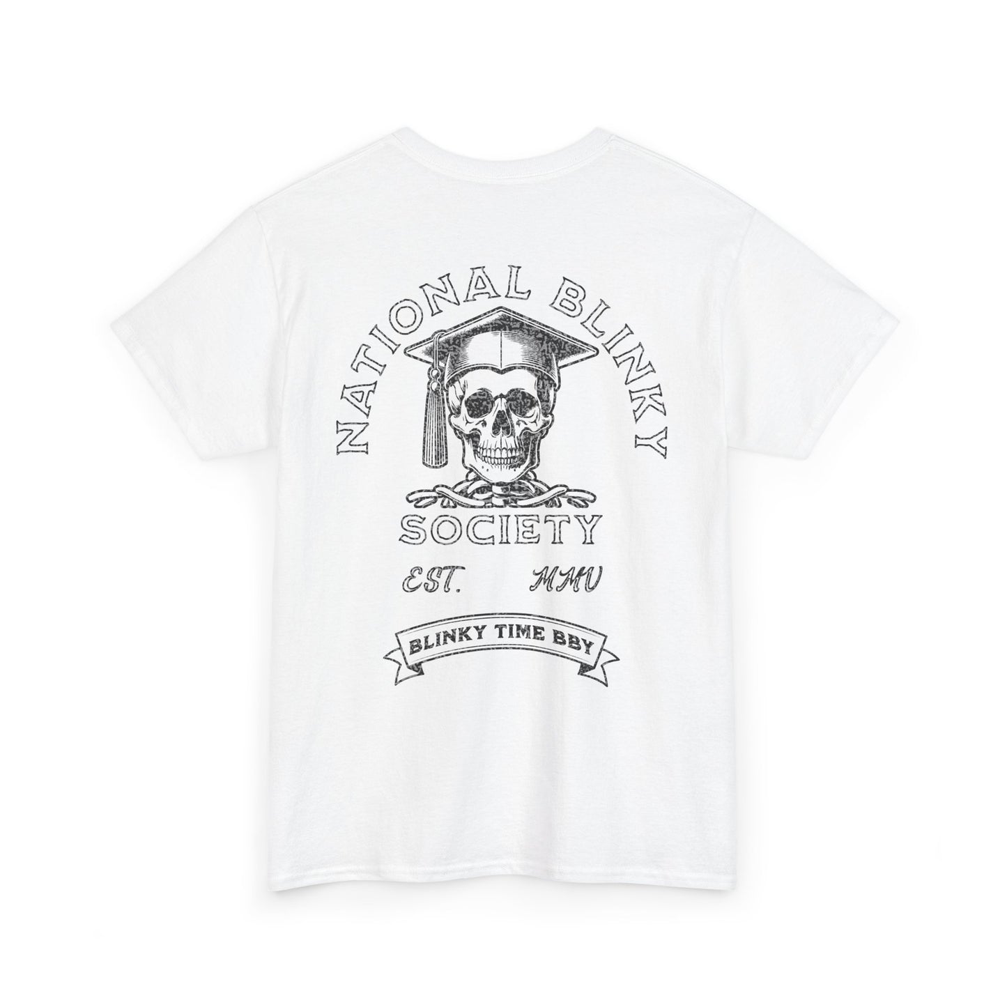 NBS ~ White National Blinky Society Tee