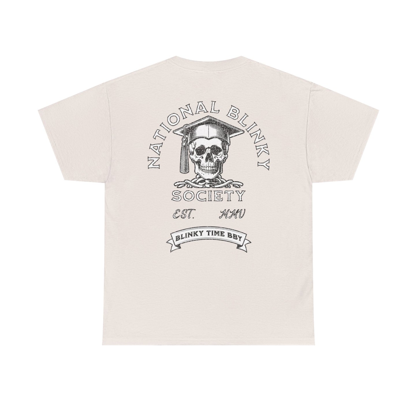 NBS ~ White National Blinky Society Tee