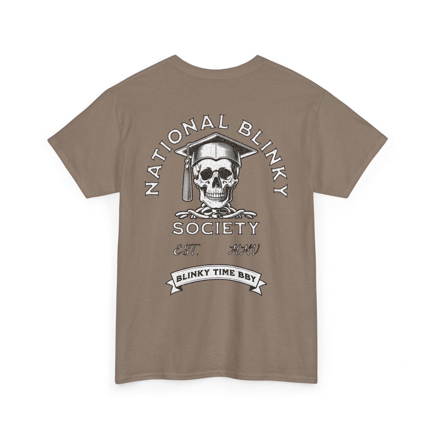 NBS ~ White National Blinky Society Tee