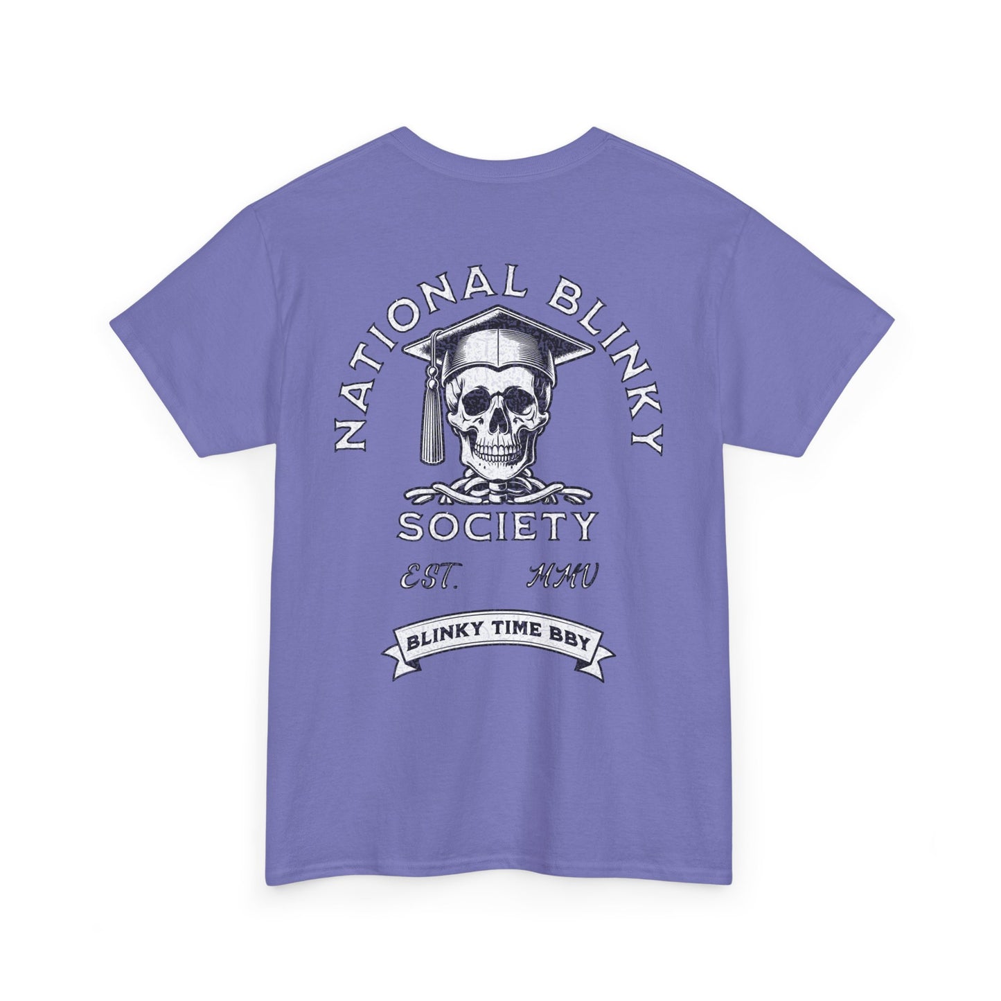 NBS ~ White National Blinky Society Tee