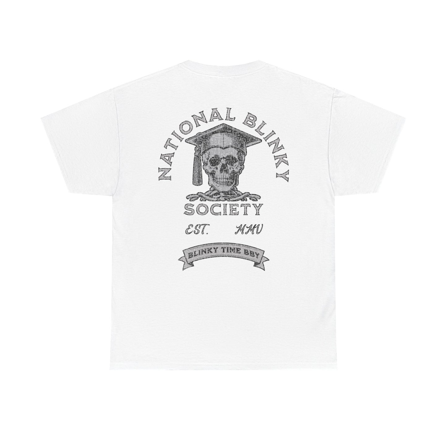 NBS ~ Silver National Blinky Society Tee