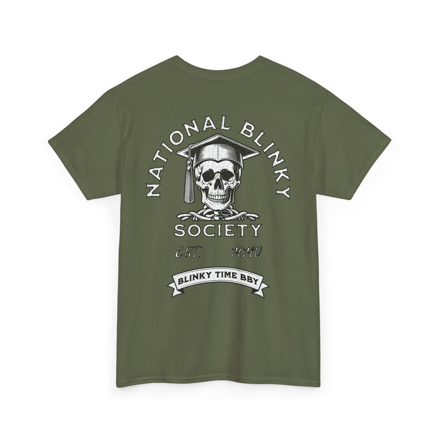 NBS ~ White National Blinky Society Tee