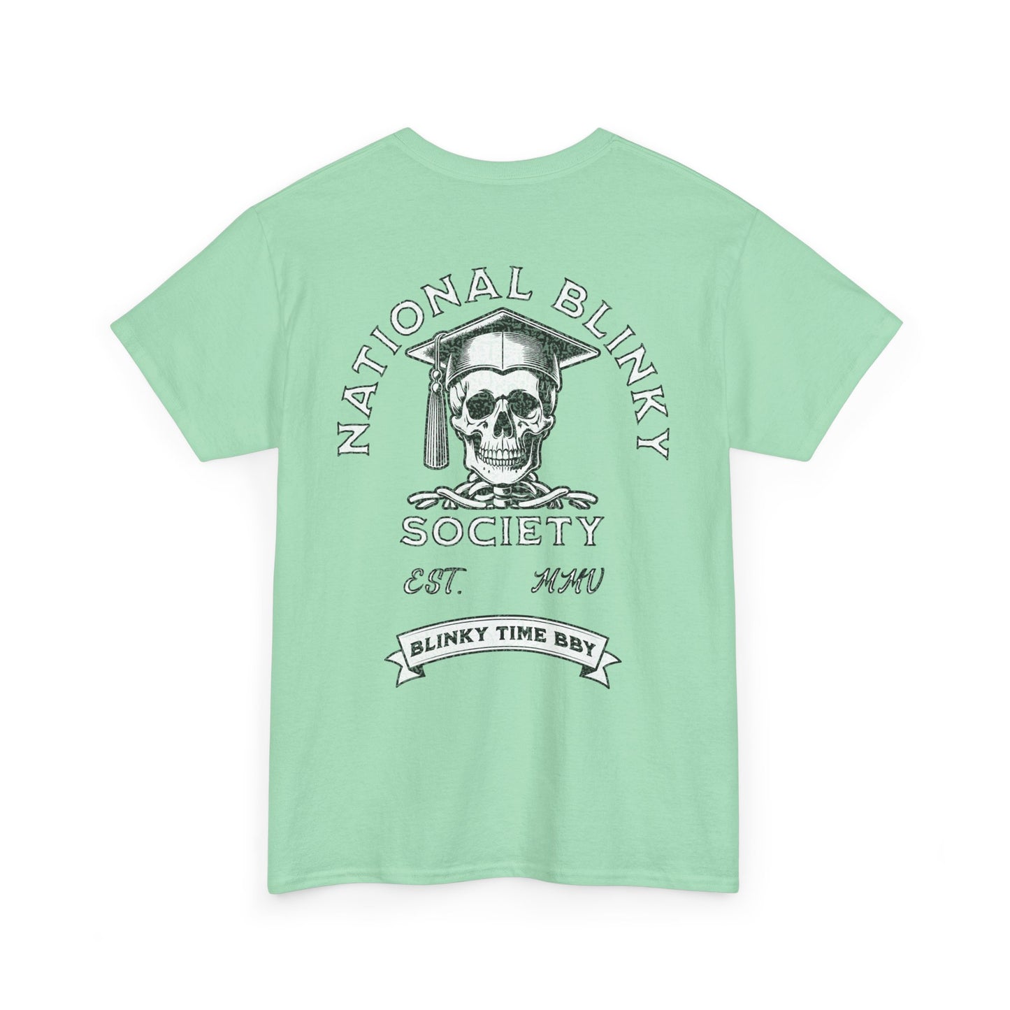 NBS ~ White National Blinky Society Tee