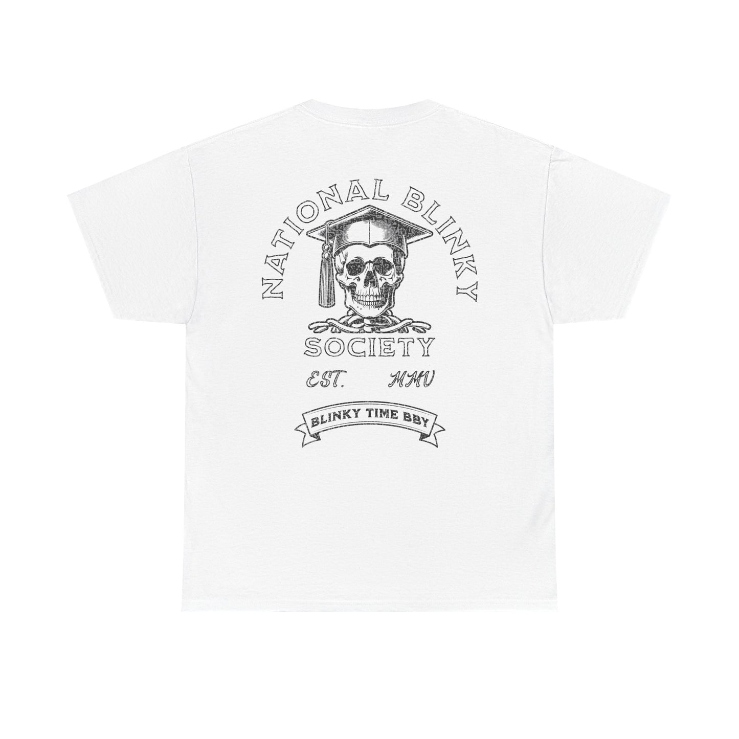 NBS ~ White National Blinky Society Tee