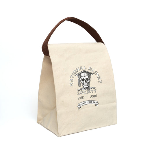 NBS White Canvas Lunch Bag