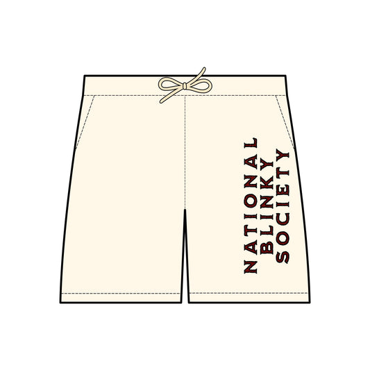 NBS Red Fleece Sweat Shorts