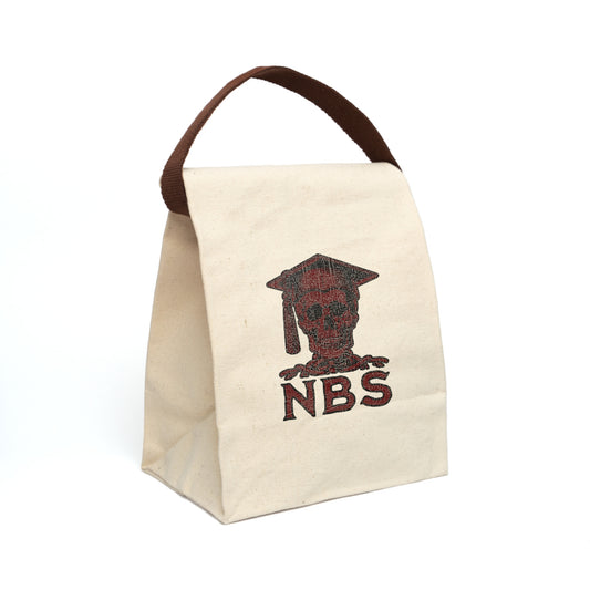NBS Red Canvas Lunch Bag