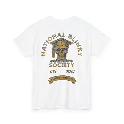 NBS ~ Gold National Blinky Society Tee