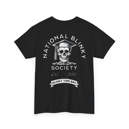 NBS ~ White National Blinky Society Tee