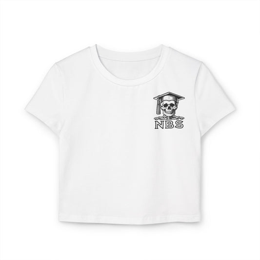 NBS White Baby Tee