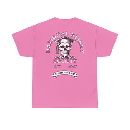 NBS ~ White National Blinky Society Tee