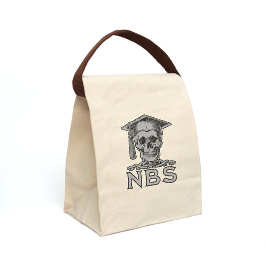 NBS Silver Canvas Lunch Bag