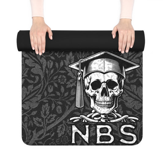 NBS White Rubber Yoga Mat