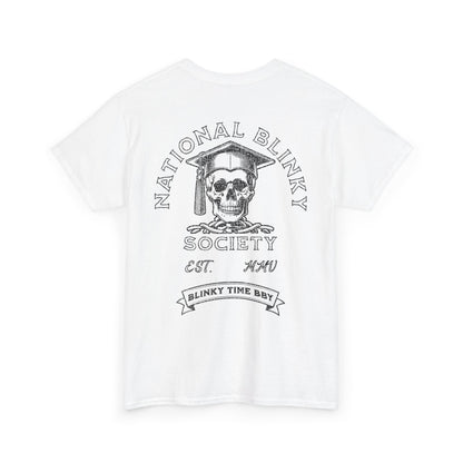 NBS ~ White National Blinky Society Tee