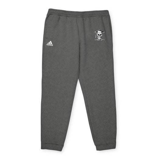 NBS White Logo Adidas Fleece Joggers