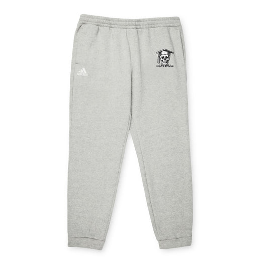 NBS White Logo Adidas Fleece Joggers