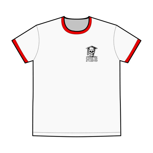 NBS White Ringer Tee
