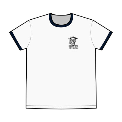 NBS White Ringer Tee