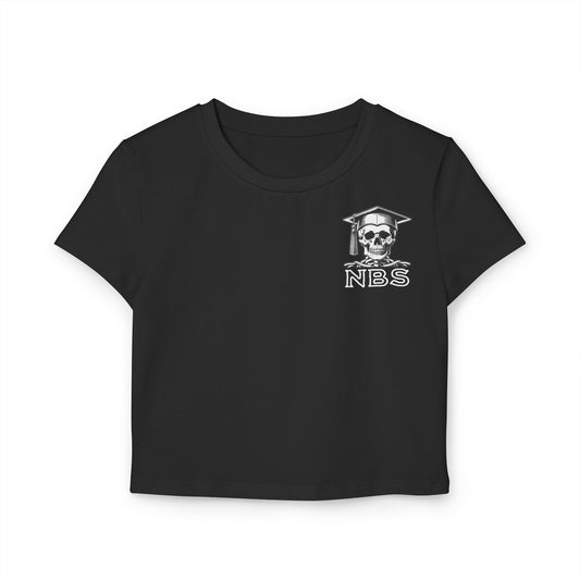 NBS White Baby Tee