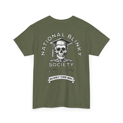 NBS ~ White National Blinky Society Tee